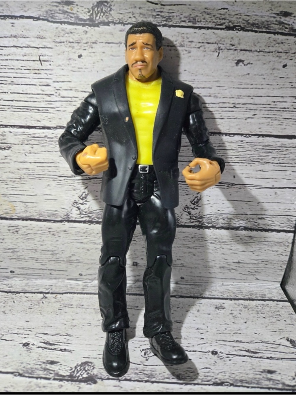 2003 WWF WWE Jakks Eddie Guerrero Wrestling Figure WCW AAA Latino Heat Yellow